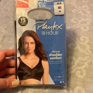 Brand new bra size 46G color black Playtex
